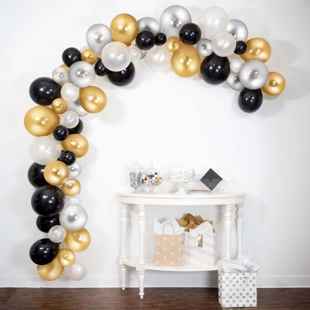 New Year's Balloon Garland Kit 10ft  (77/Pkg)