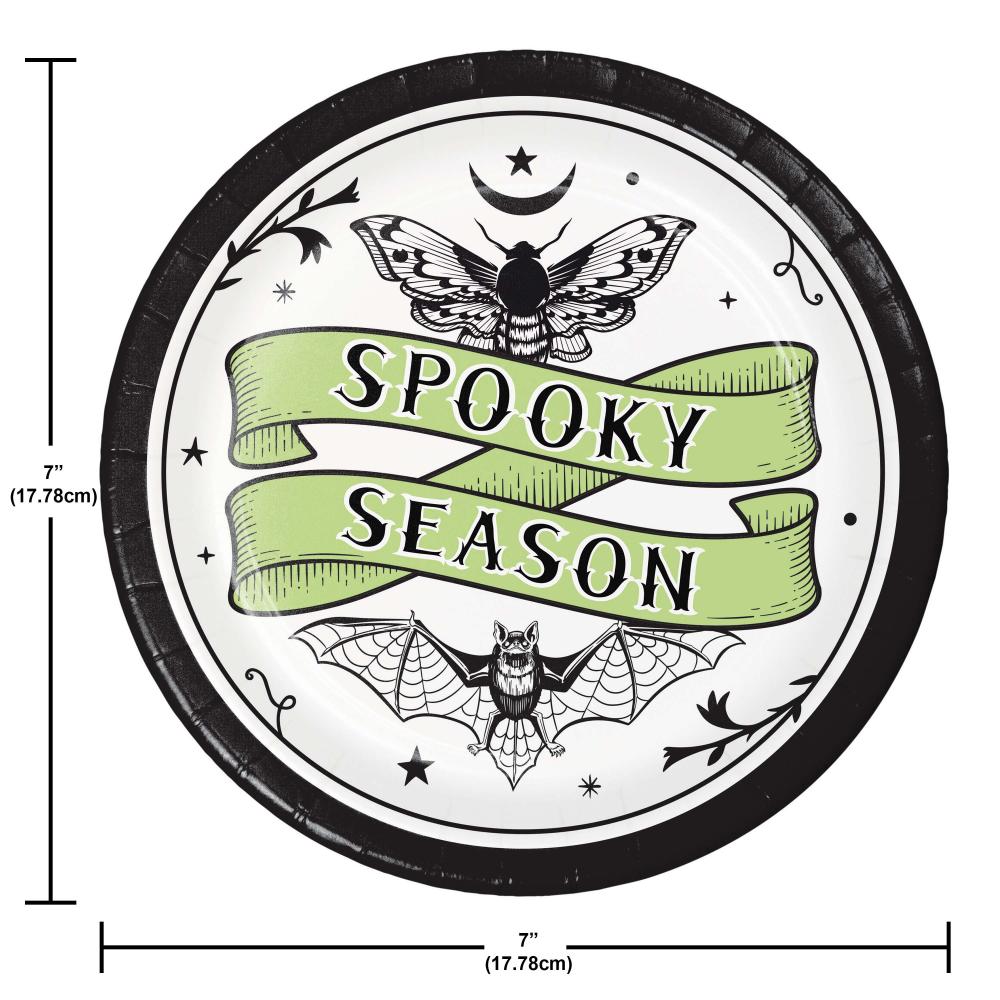 Spooky Season 6.75 inch Paper Luncheon Plate (8/Pkg)