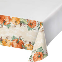Harvest Delight Paper Tablecover, 54