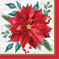 Festive Floral 2-Ply Paper Luncheon Napkin (16/Pkg)