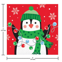 Christmas Cheer 2-Ply Paper Beverage Napkin (16/Pkg)