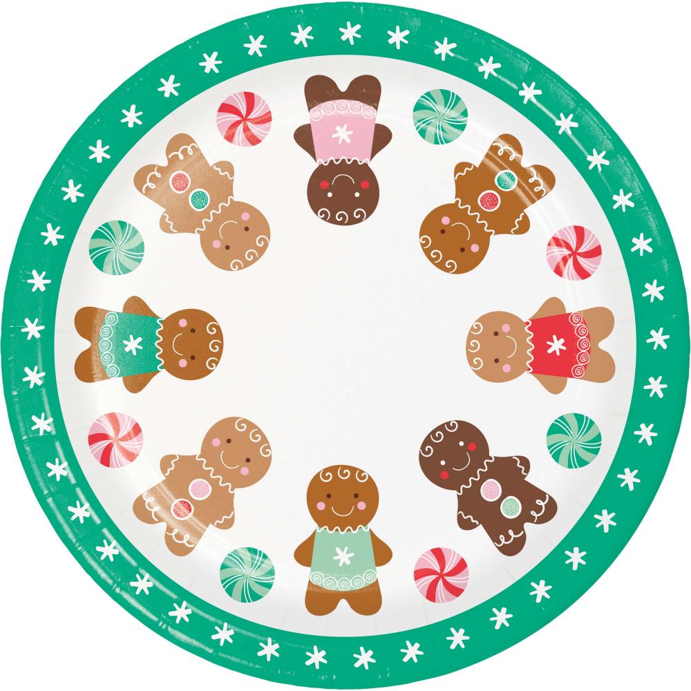 Holiday Sweets 6.75 inch Paper Luncheon Plate (8/Pkg)