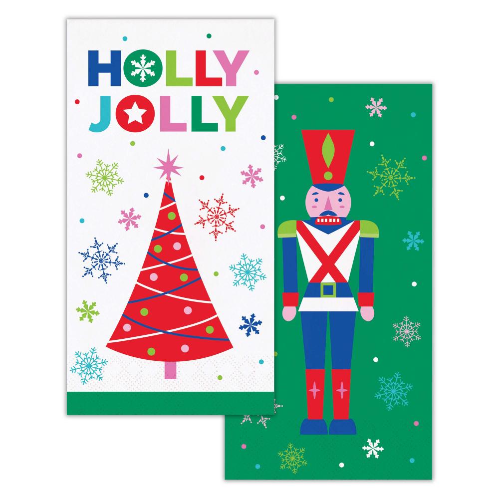 Joyful and Jolly 2-Ply Paper Guest Towel (16/Pkg)