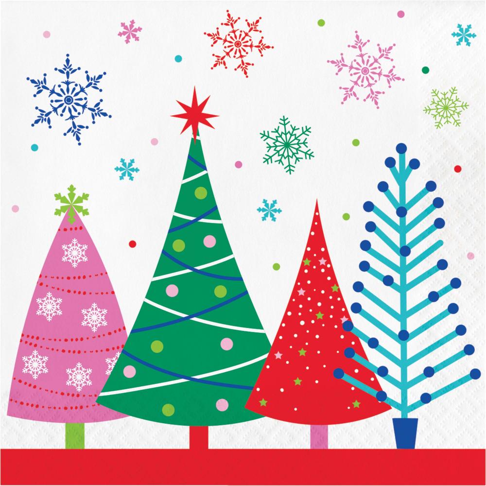 Joyful and Jolly 2-Ply Paper Luncheon Napkin (16/Pkg)