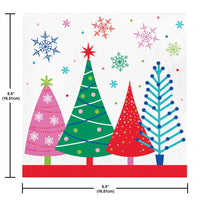 Joyful and Jolly 2-Ply Paper Luncheon Napkin (16/Pkg)