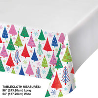 Joyful and Jolly Paper Tablecover, 54