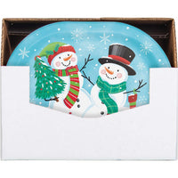 Frosty Friends 12 inch Paper Oval Platter (8/Pkg)