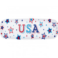 Patriotic Decor Plastic Tray 17