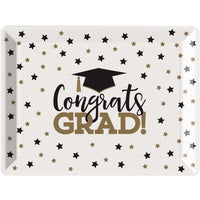 Graduation Decor Grad Plastic Tray 14