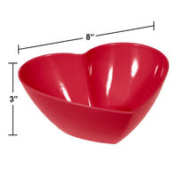 Valentine Tableware Heart Plastic Bowl