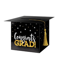 Graduation Decor Card Mortarboard Favor Box
