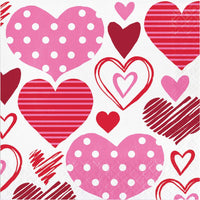 Joyful Hearts Luncheon Napkins
