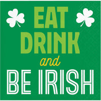 Irish Wishes Eat And Be Beverage Napkins