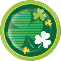 Irish Wishes Shamrocks Luncheon Plates 7