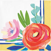 Fragrant Florals Beverage Napkins