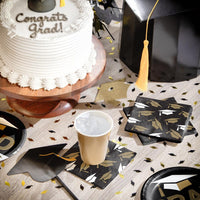Graceful Grad Beverage Napkins (16/Pkg)