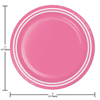 Candy Pink Luncheon Plates 7