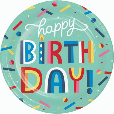 Birthday Bliss Luncheon Plates 7"