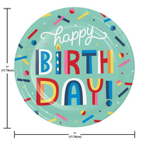 Birthday Bliss Luncheon Plates 7