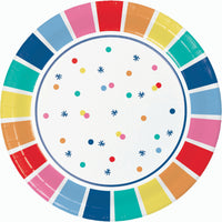 Prismatic Party Luncheon Plates 7