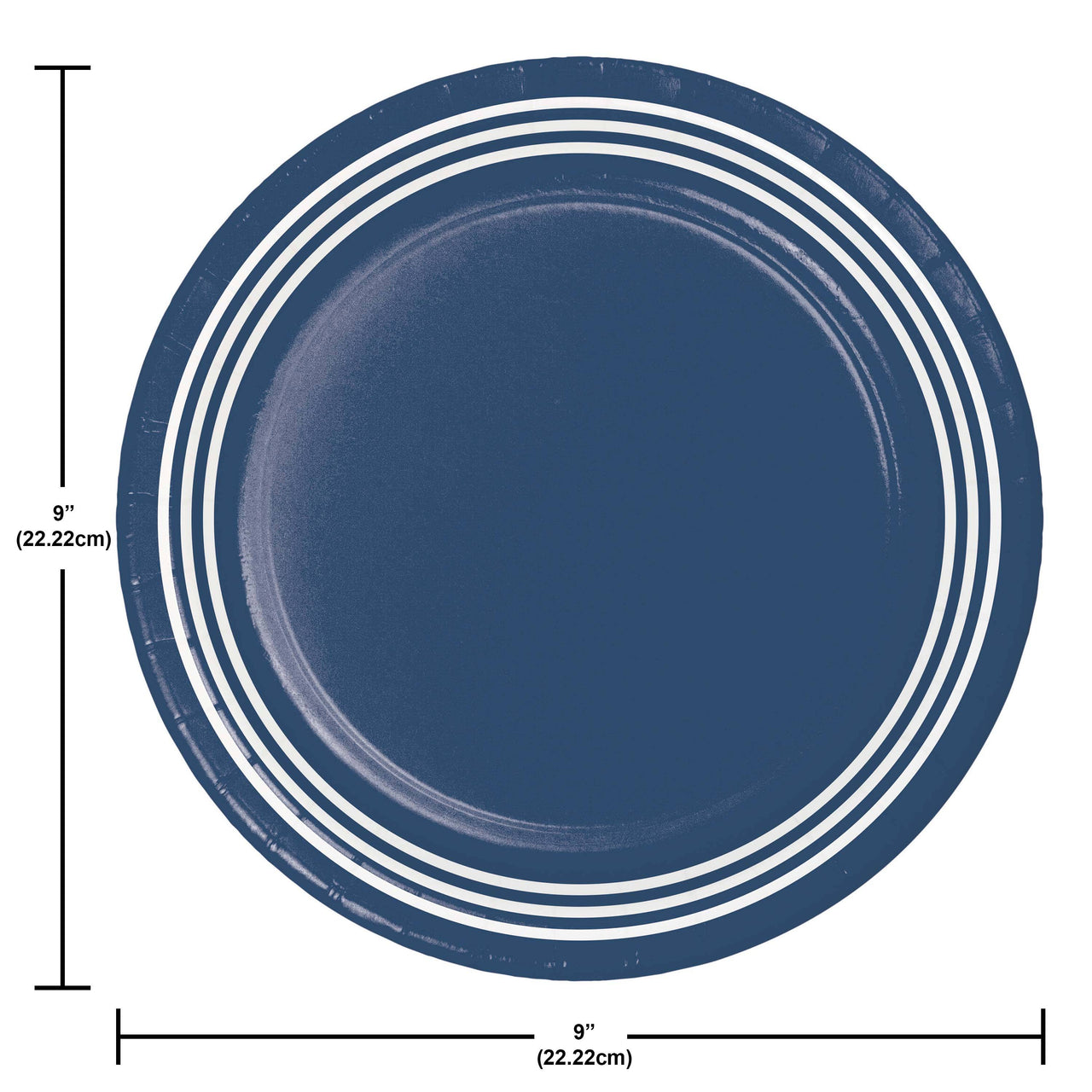 Navy Blue Dinner Plates 8.5" (20/Pkg)