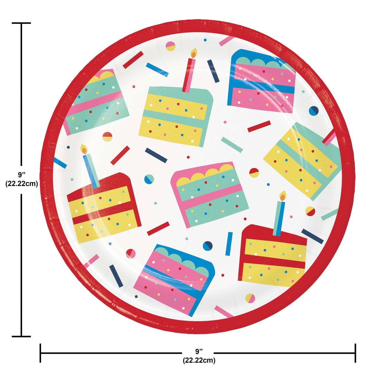 Birthday Bliss Dinner Plates 8.5" (20/Pkg)
