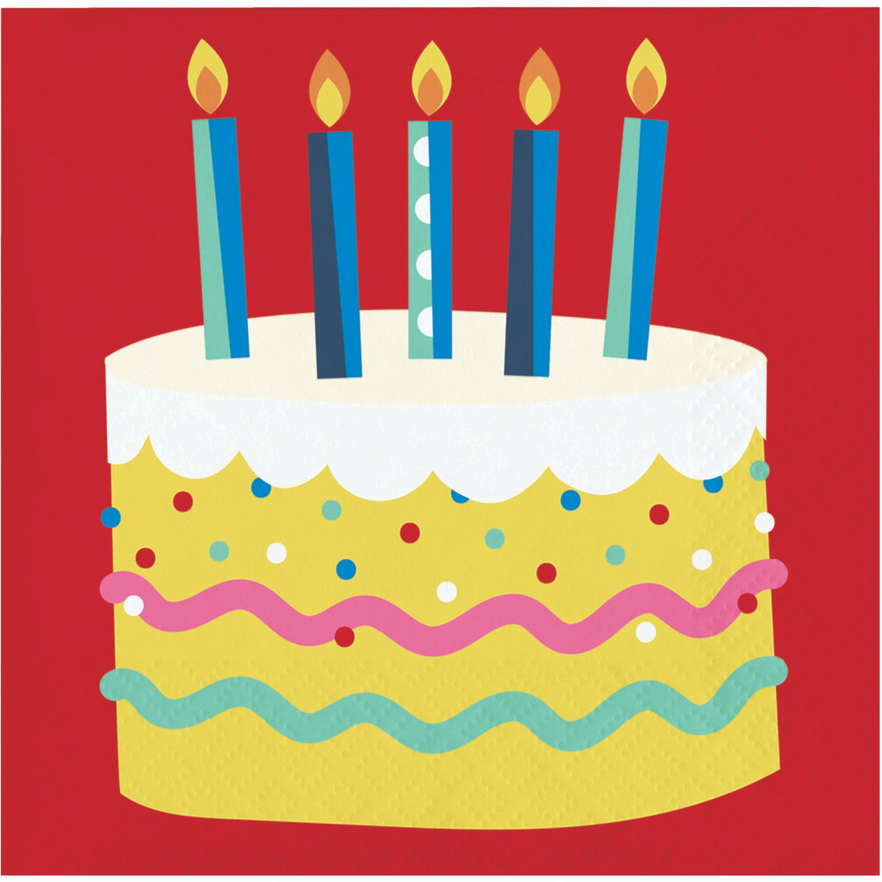 Birthday Bliss Beverage Napkins (24/Pkg)