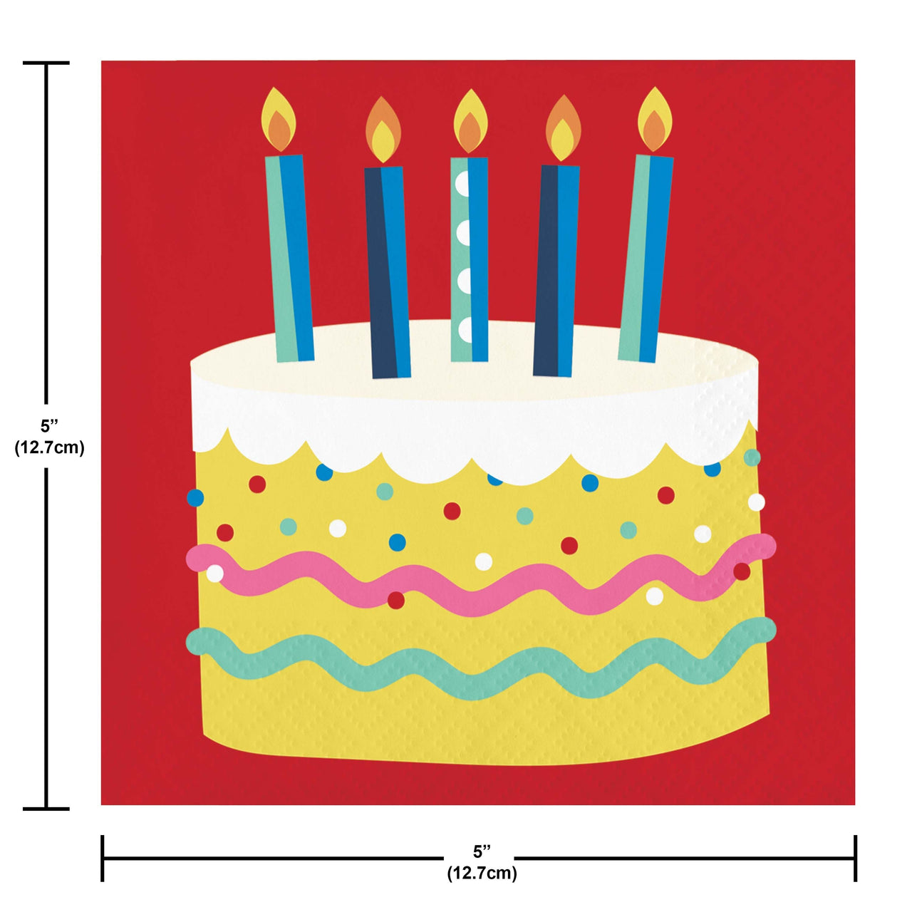 Birthday Bliss Beverage Napkins (24/Pkg)