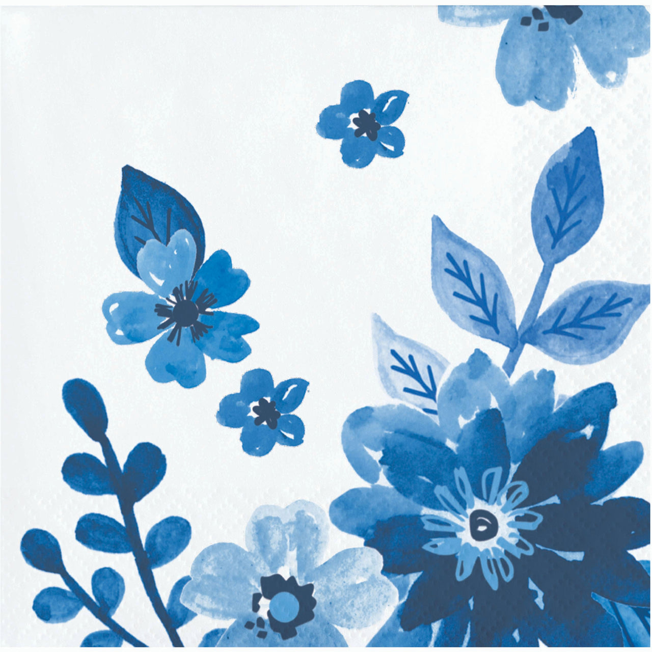 Royal Florals Beverage Napkins (24/Pkg)