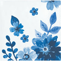 Royal Florals Beverage Napkins (24/Pkg)