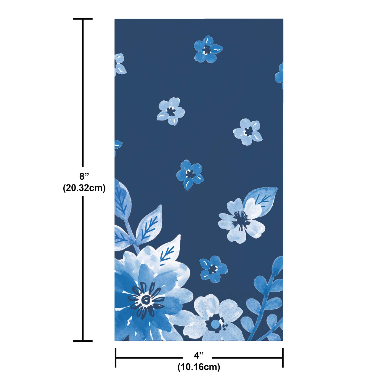 Royal Florals Guest Towels (24/Pkg)