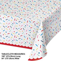 Birthday Bliss Plastic Tablecover 54