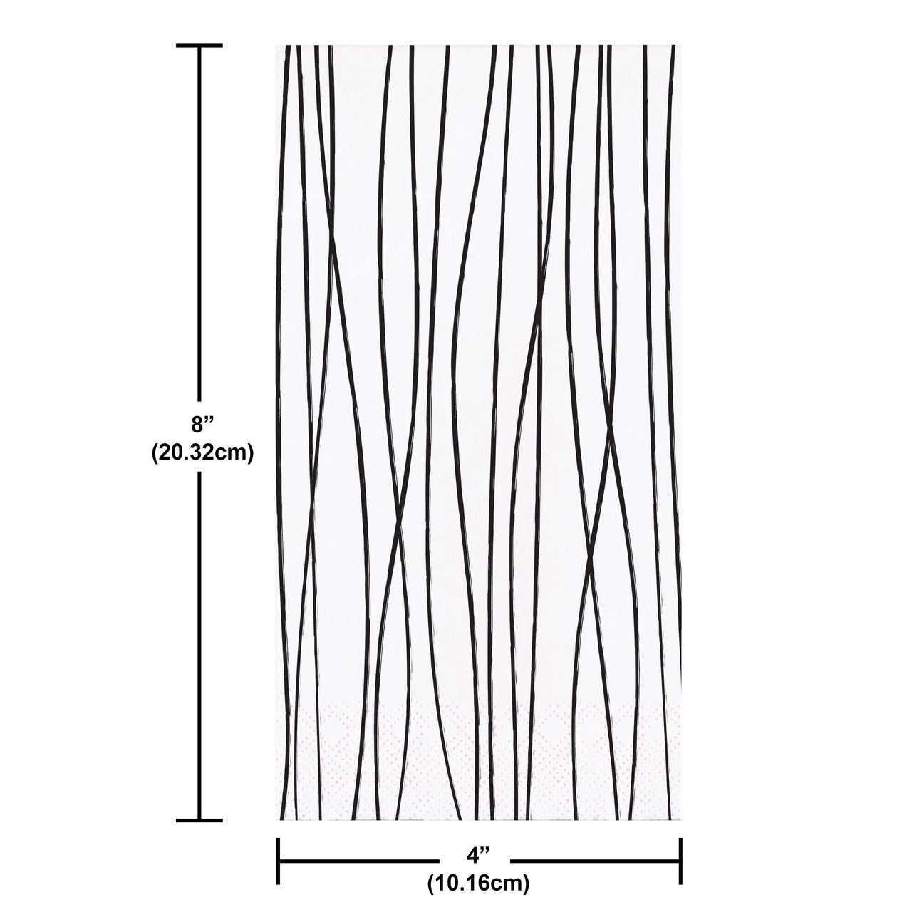 Modern Monochrome Guest Towels (24/Pkg)
