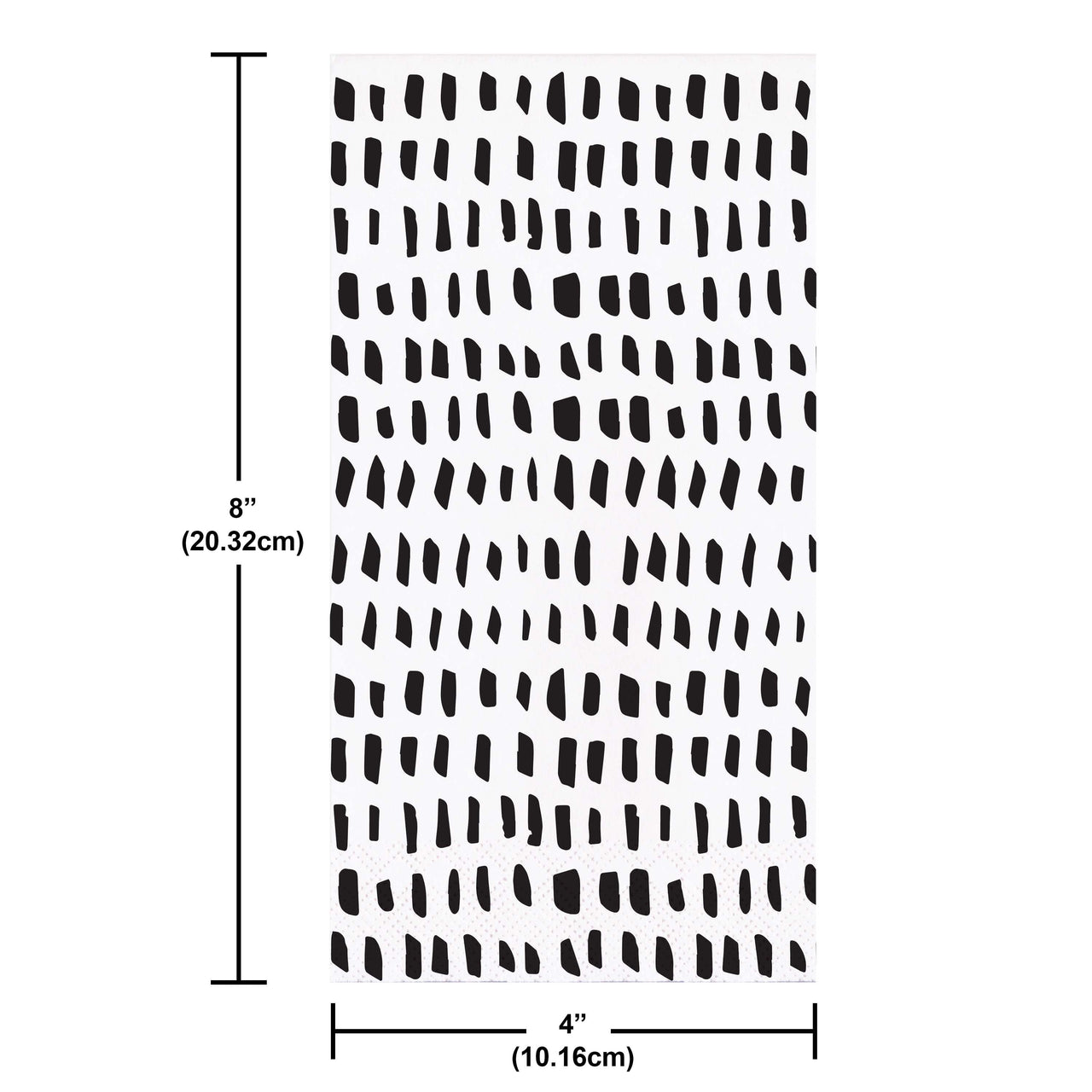Modern Monochrome Guest Towels (24/Pkg)