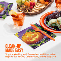 Pumpkin Prowlers Luncheon Napkins (16/Pkg)
