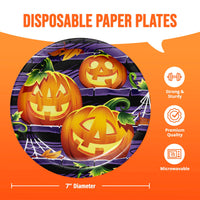 Pumpkin Prowlers Luncheon Plates 7