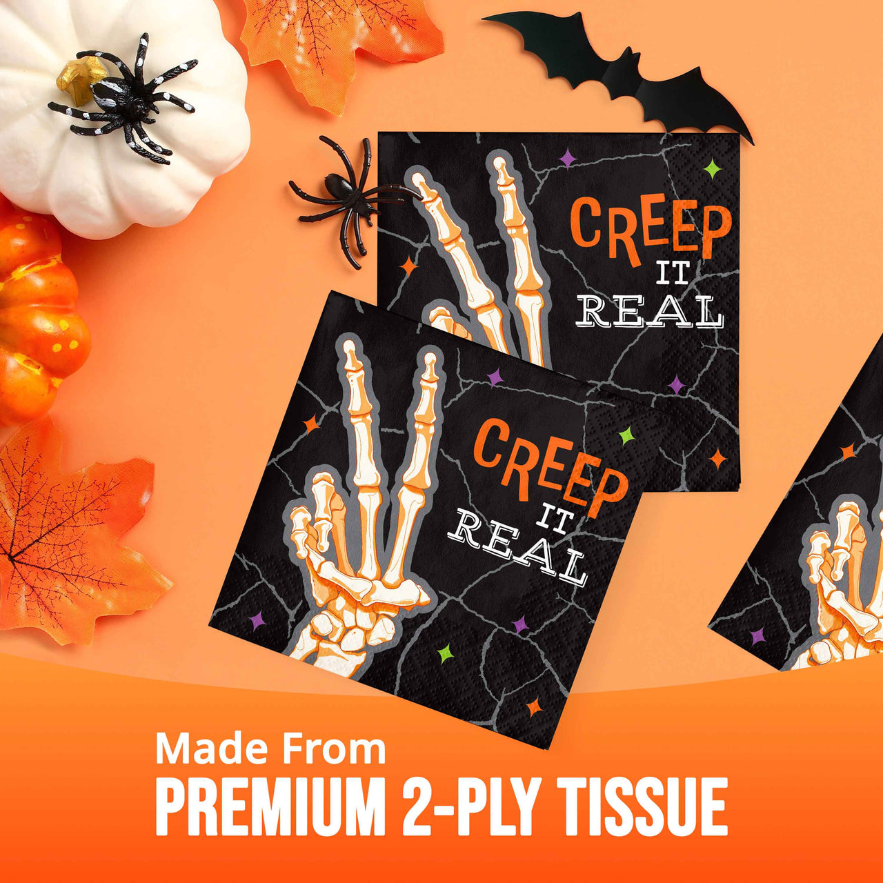 Radiant Reaper Creep It Real Beverage Napkins (16/Pkg)