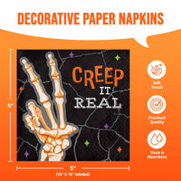 Radiant Reaper Creep It Real Beverage Napkins (16/Pkg)