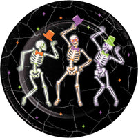Radiant Reaper Dancing Skeletons Luncheon Plates 7