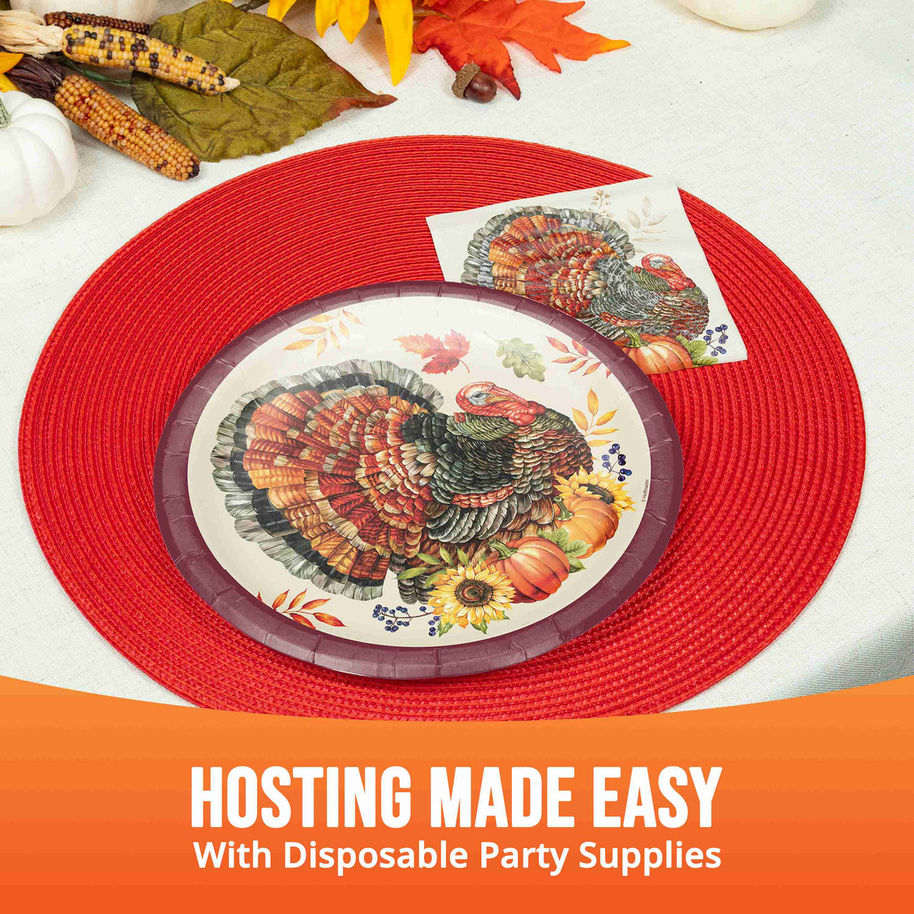 Bountiful Bird Dinner Plates 9" (8/Pkg)