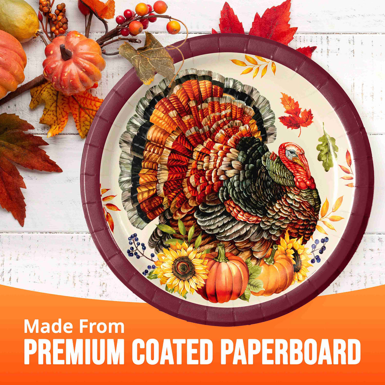 Bountiful Bird Dinner Plates 9" (8/Pkg)