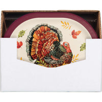 Bountiful Bird Oval Platters 12