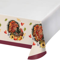 Bountiful Bird Plastic Tablecover 54