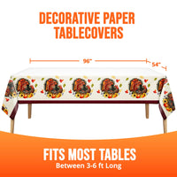 Bountiful Bird Plastic Tablecover 54