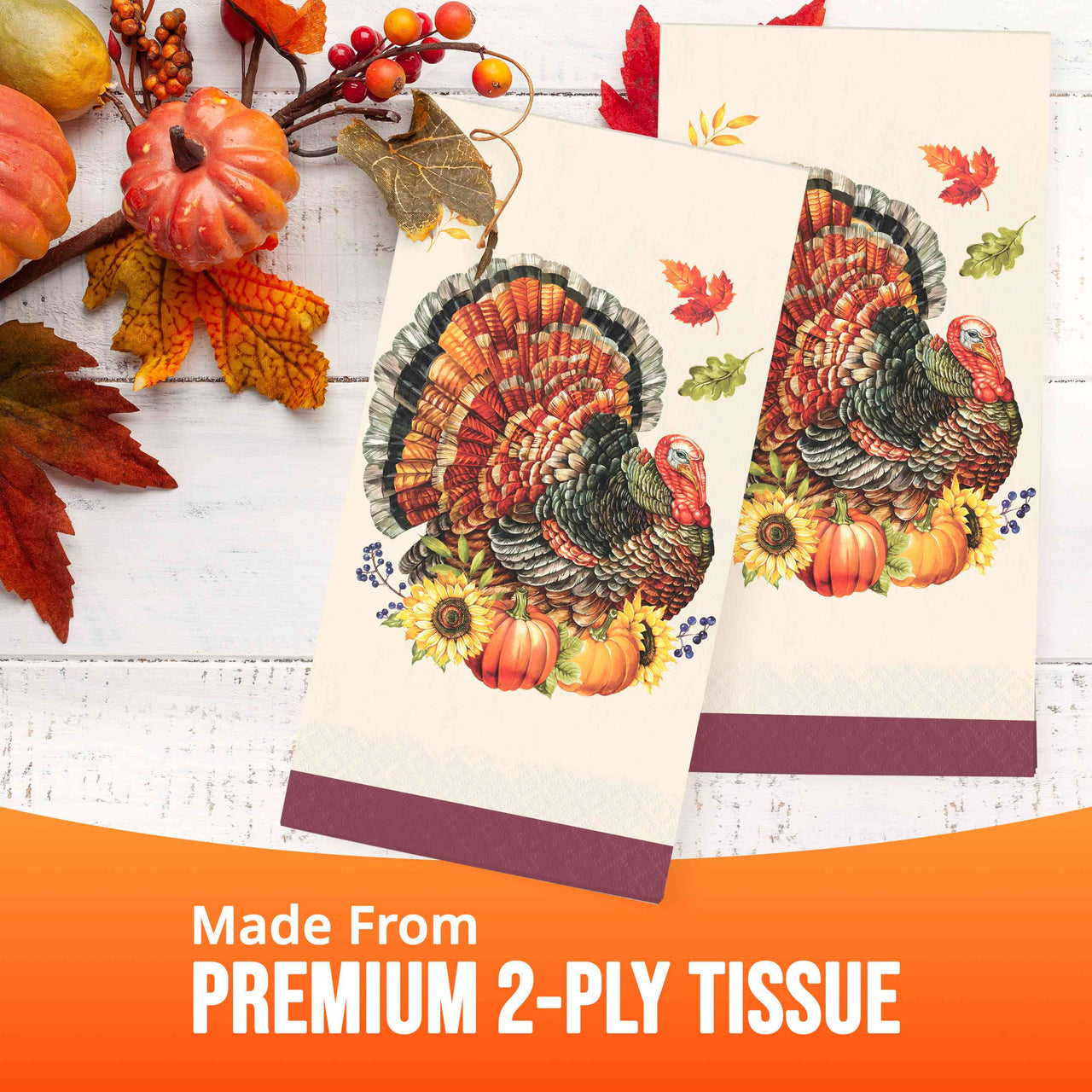 Bountiful Bird Guest Towels (16/Pkg)