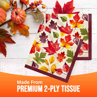 Falling Foliage Luncheon Napkins (16/Pkg)