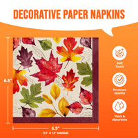 Falling Foliage Luncheon Napkins (16/Pkg)