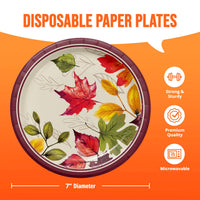 Falling Foliage Luncheon Plates 7