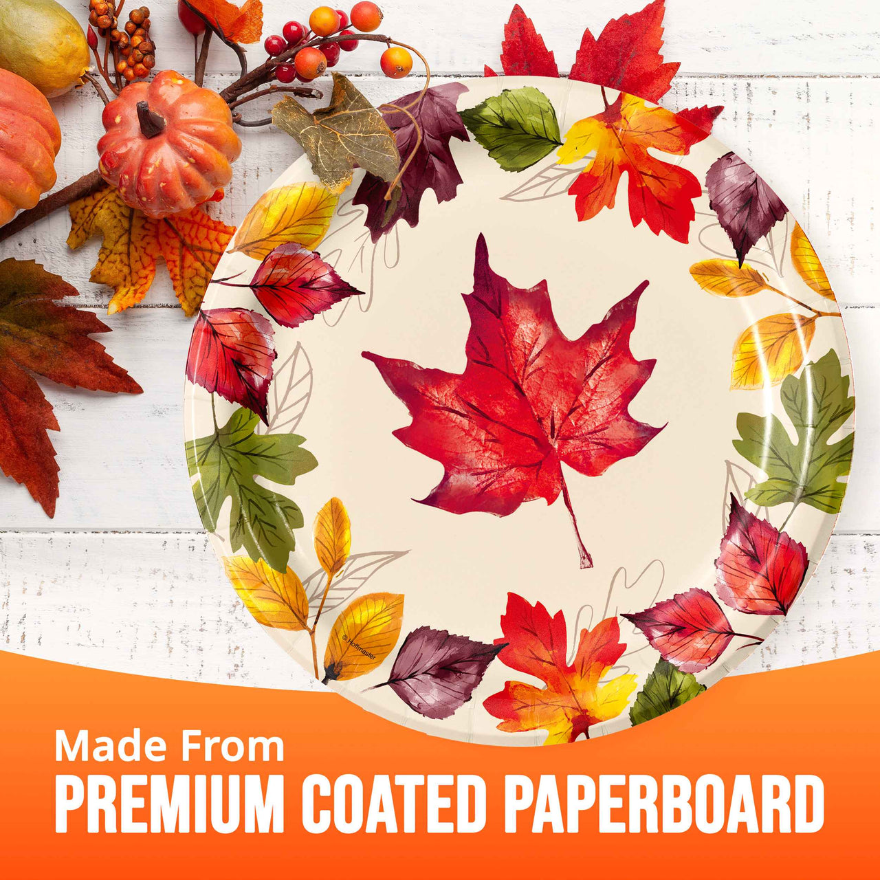 Falling Foliage Dinner Plates 9" (8/Pkg)