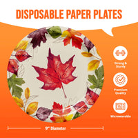 Falling Foliage Dinner Plates 9